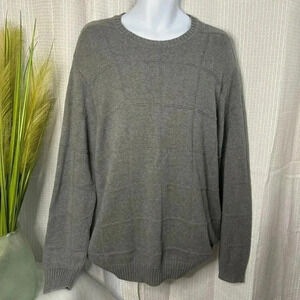 Colours By Alexander Julian Cable Knit Crewneck Sweater Mens Large Long